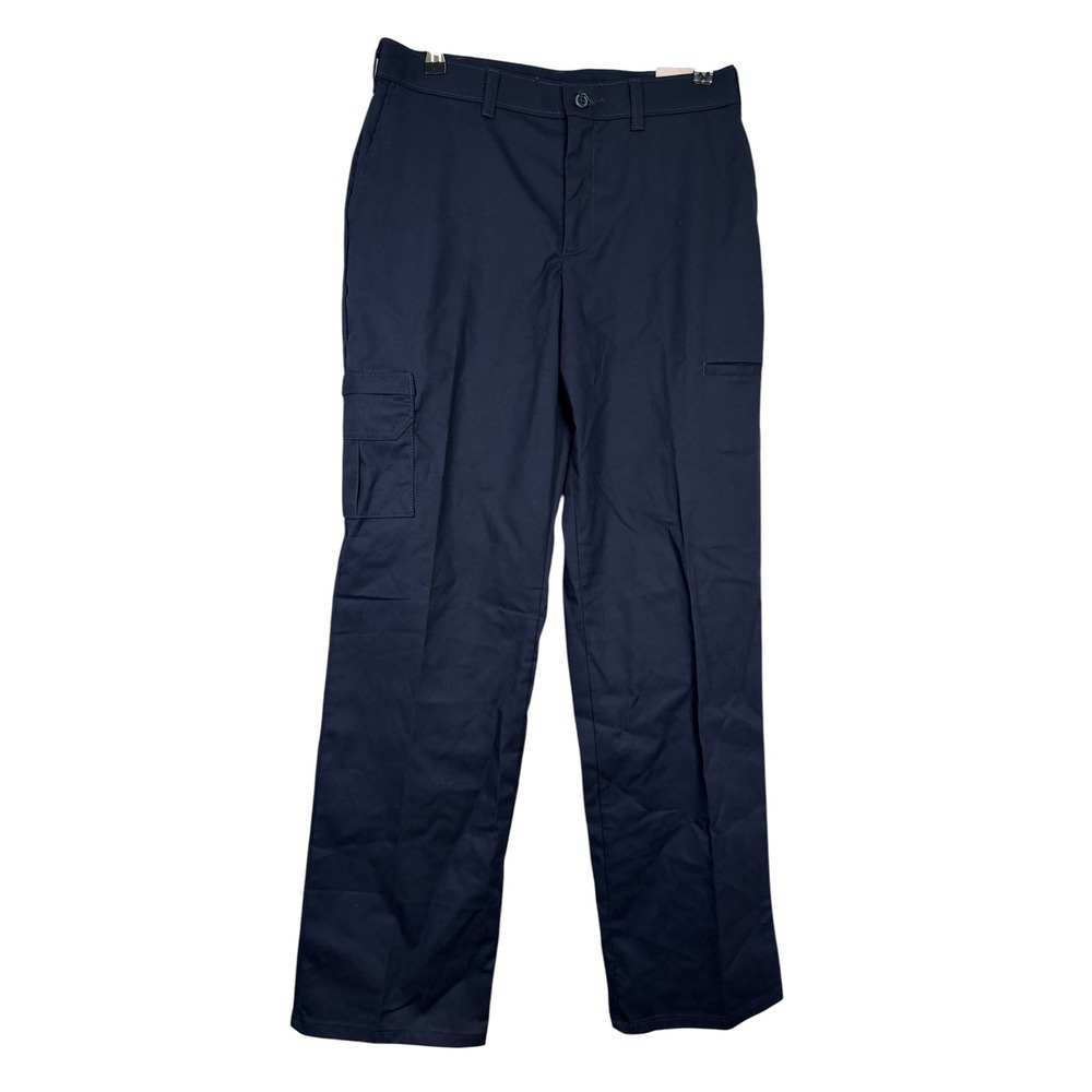 Dickies Womens Relaxed Straight Leg Cargo Pants Dark Navy Blue Size 8/31 FP223DN
